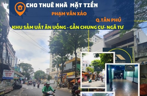 Cho thuê nhà Mặt Tiền Phạm Văn Xảo 88m2, 1Lầu, 20Triệu, gần chung cư